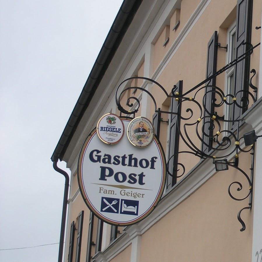 Restaurant "Gasthof Post" in Großaitingen
