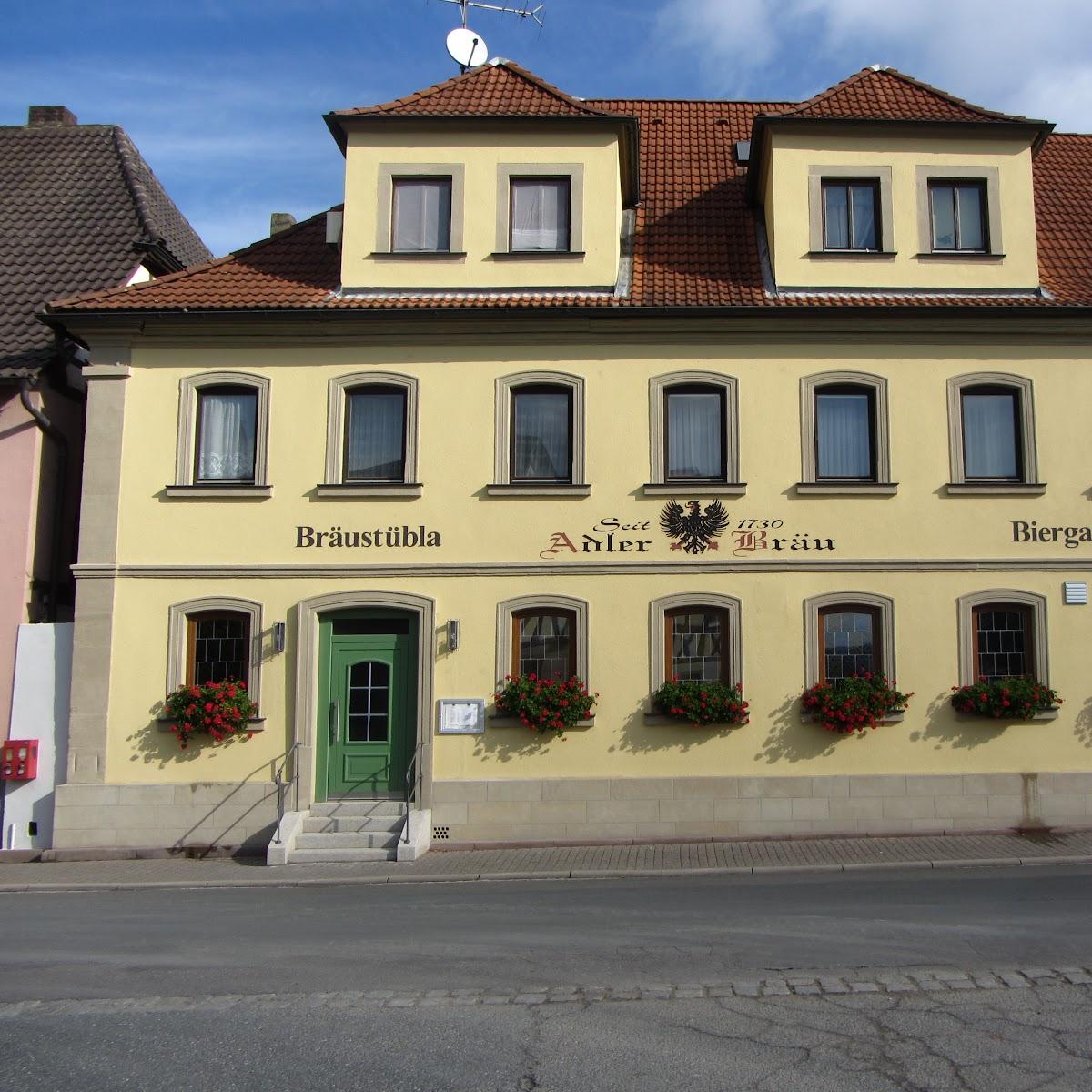 Restaurant "Adler Bräu Bräustübla Biergarten" in Stettfeld