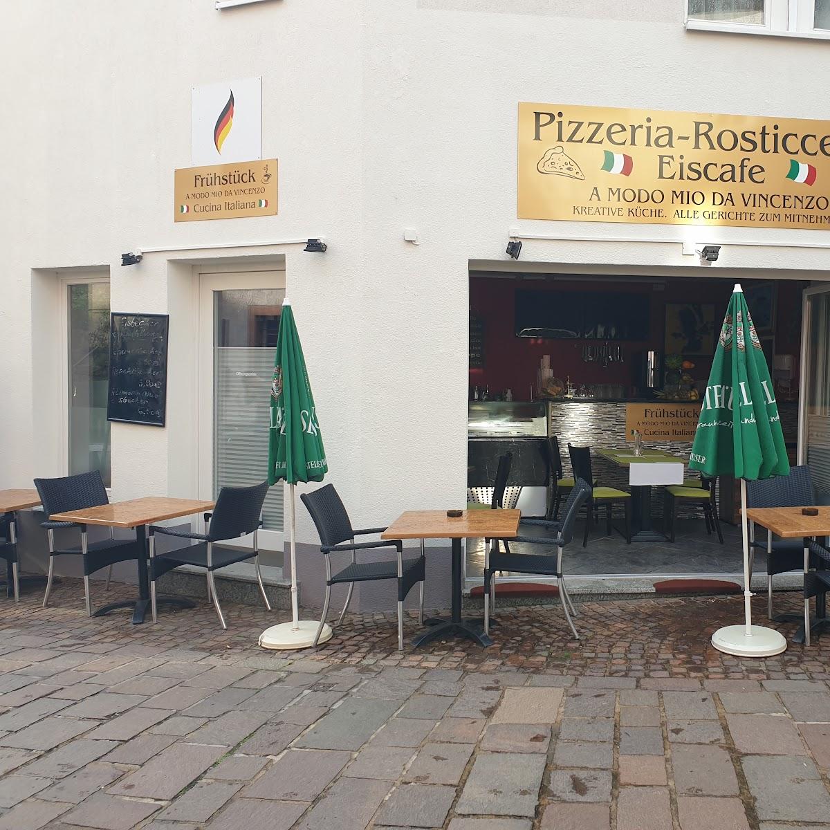 Restaurant "A Modo Mio - Eiscafé & Pizzeria" in Hirschhorn (Neckar)
