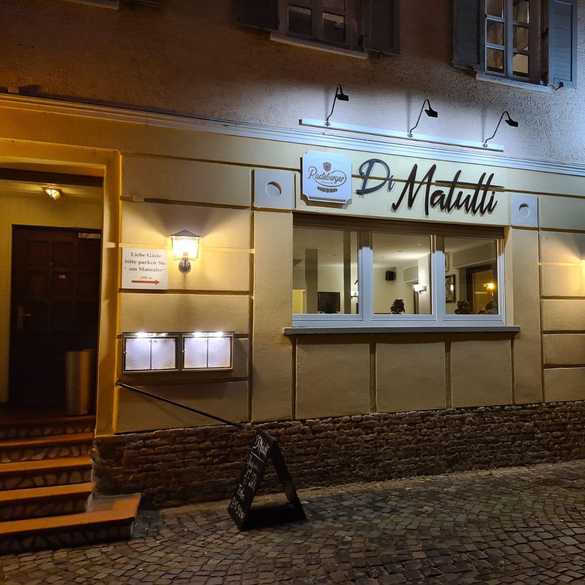 Restaurant "Di Matutti - Pizzeria" in Frankfurt am Main
