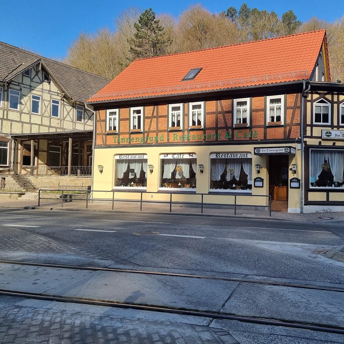 Restaurant "Restaurant-Café Im Cannengrund" in Elbingerode (Harz)