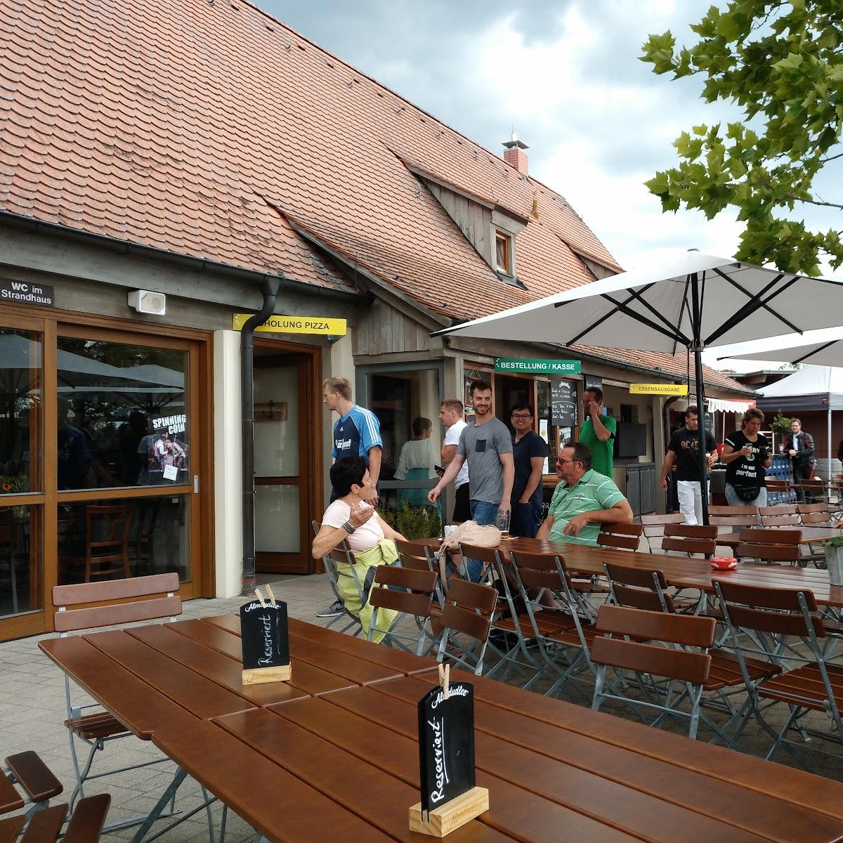 Restaurant "Strandhaus Enderndorf Sand&Sofa" in Spalt