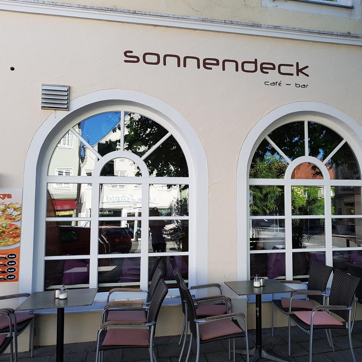 Restaurant "Café-Bar Sonnendeck" in Weilheim in Oberbayern