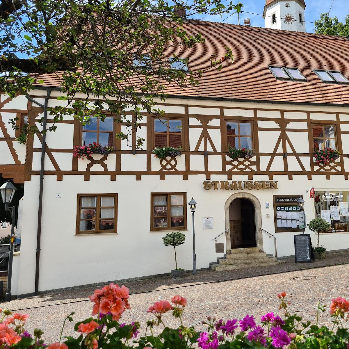 Restaurant "Hotel - Restaurant STRAUSSEN" in Harburg (Schwaben)