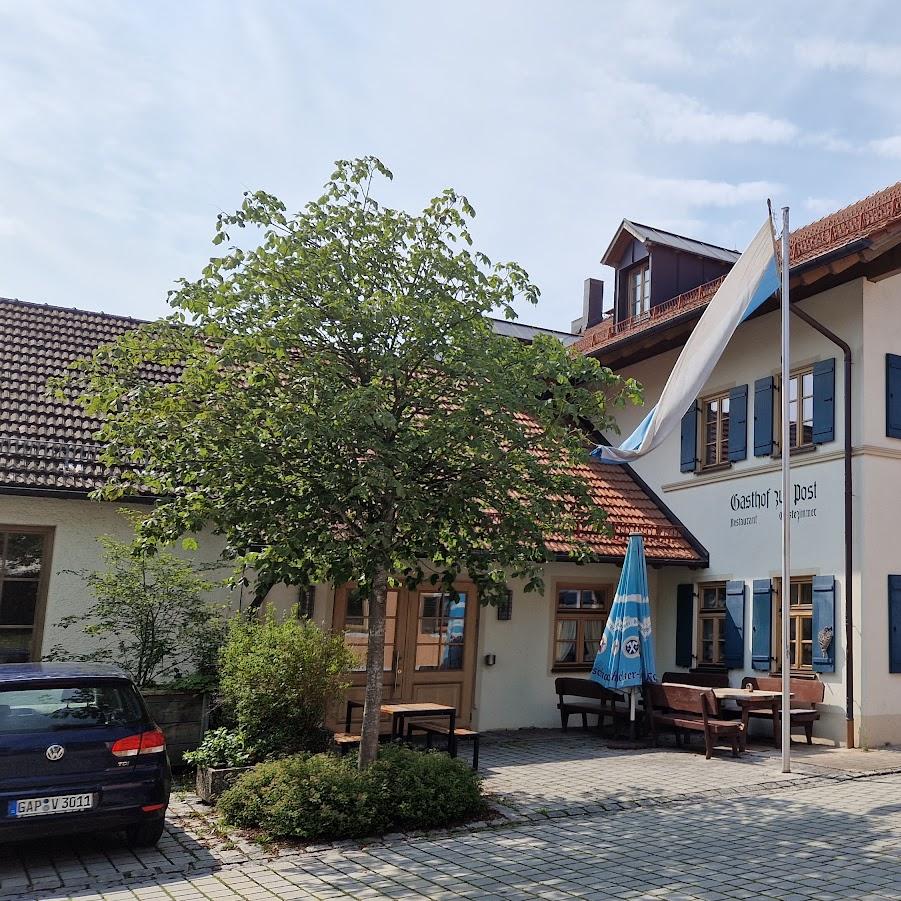 Restaurant "Gasthof zur Post" in Uffing am Staffelsee