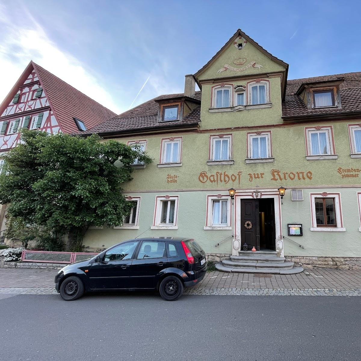 Restaurant "Gasthof Krone Laudenbach Inh. Fam. Mayser" in Weikersheim