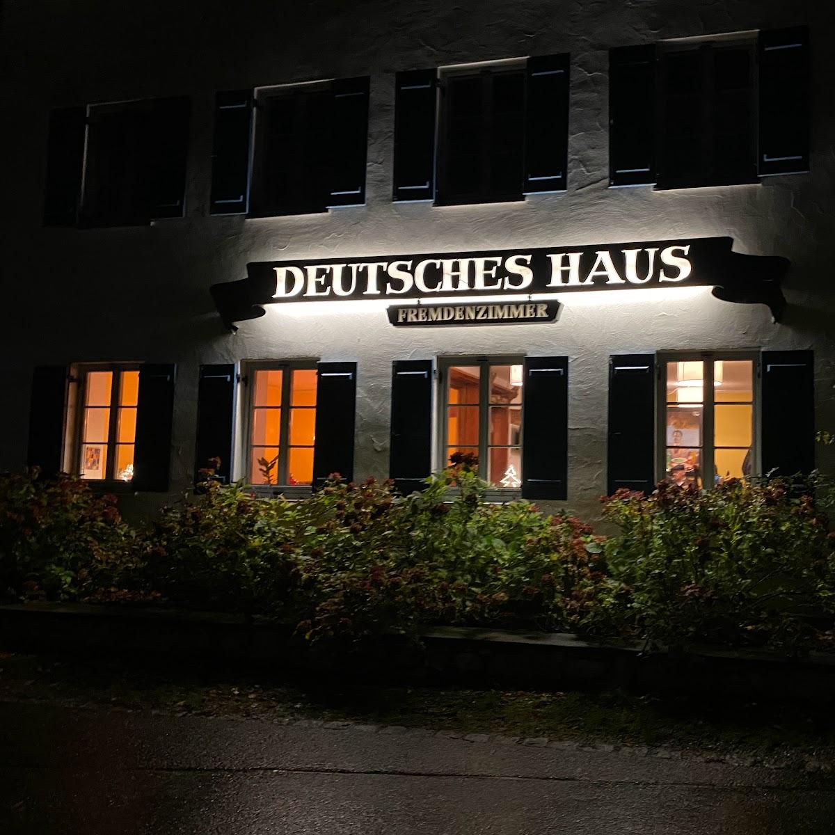 Restaurant "Deutsches Haus- Hotel, Restaurant & Monteurzimmer" in Waal