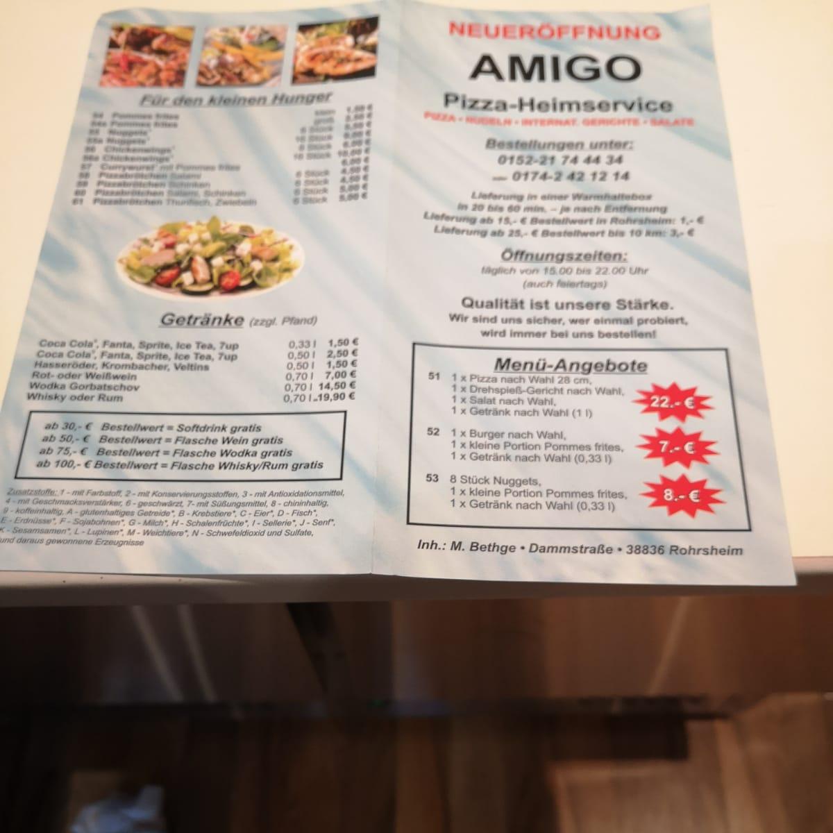 Restaurant "Amigo Pizza" in Osterwieck