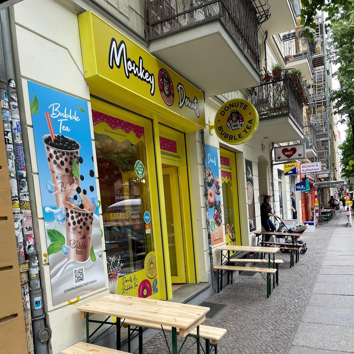 Restaurant "Monkey Donuts & Bubble Tea Boxhagener" in Berlin