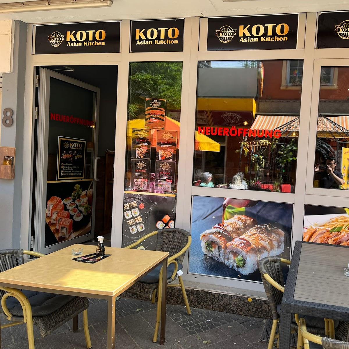 Restaurant "KOTO Asian Kitchen - Sushi Dillingen (Saar)" in Dillingen-Saar