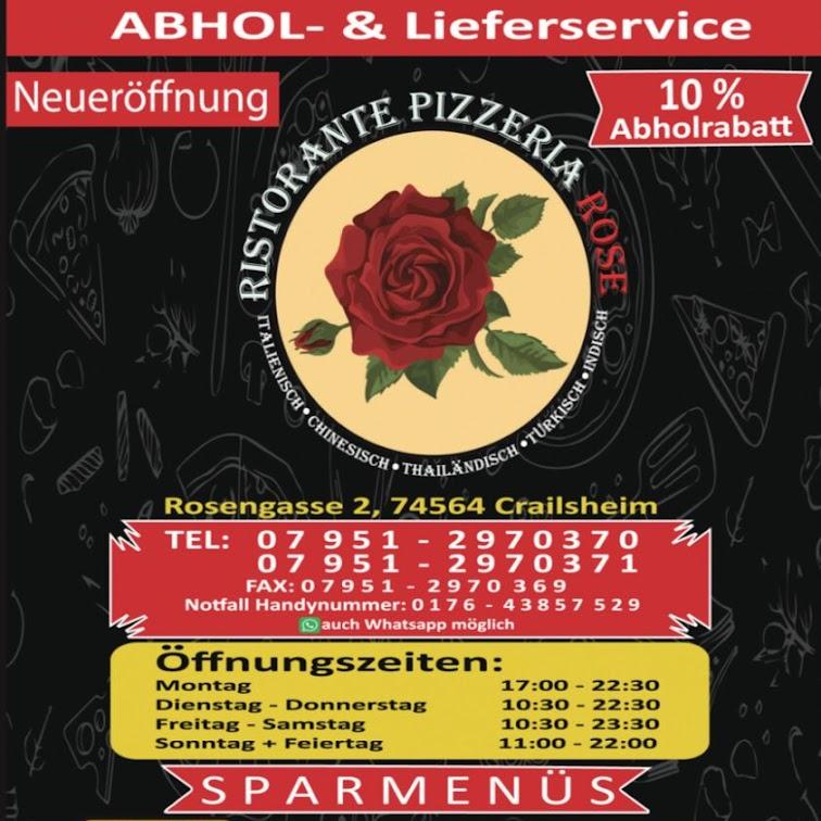 Restaurant "Ristorante Pizzeria Rose" in Crailsheim