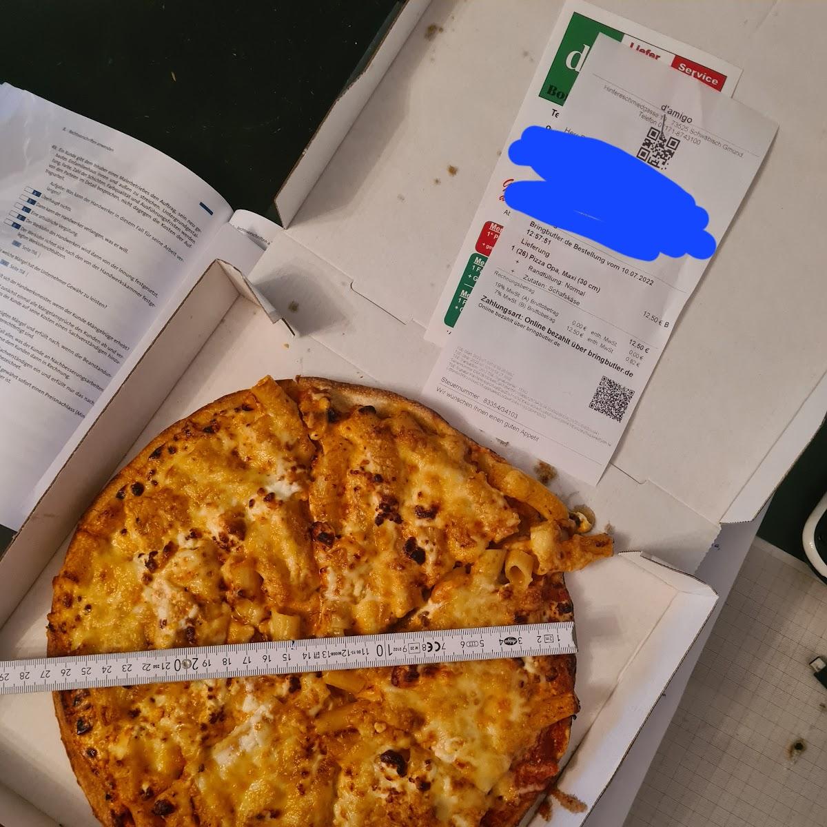 Restaurant "Damigo Pizzalieferservice" in Schwäbisch Gmünd