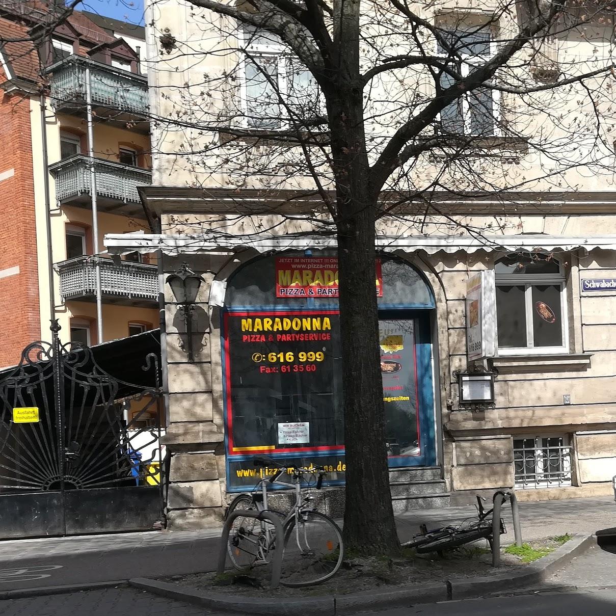 Restaurant "Pizzeria Maradonna" in Nürnberg