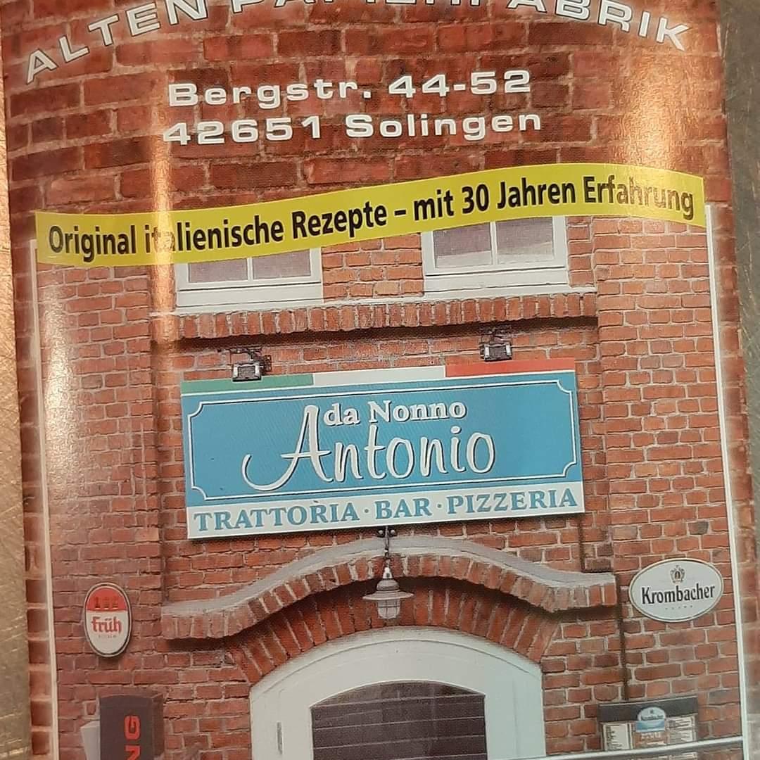 Restaurant "Pizzeria Trattoria da Nonno Antonio" in Solingen