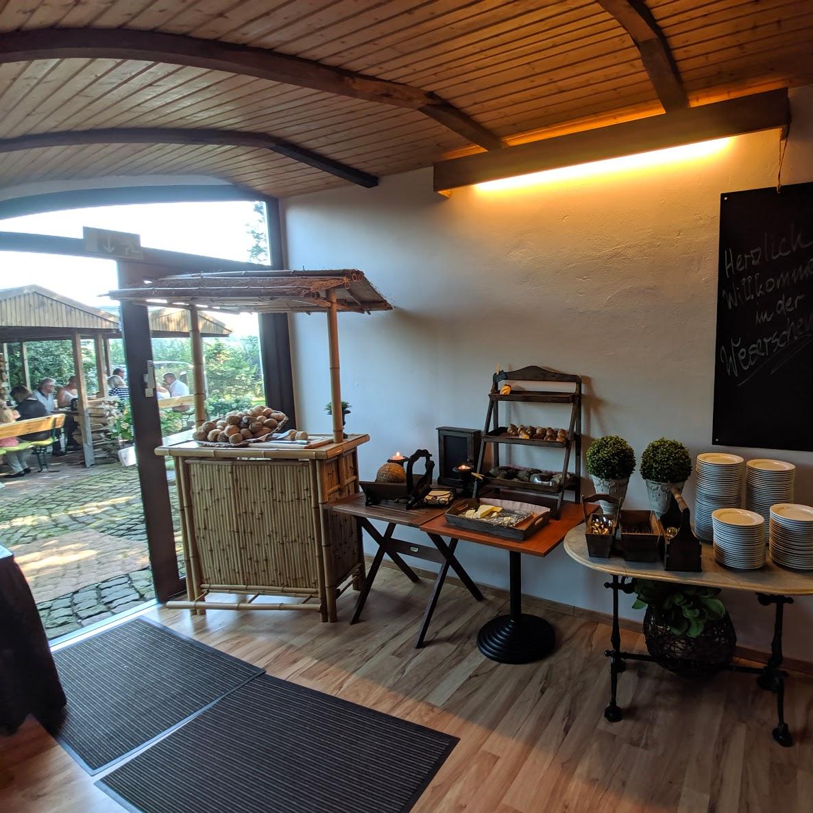 Restaurant "Café Weserscheune" in Petershagen
