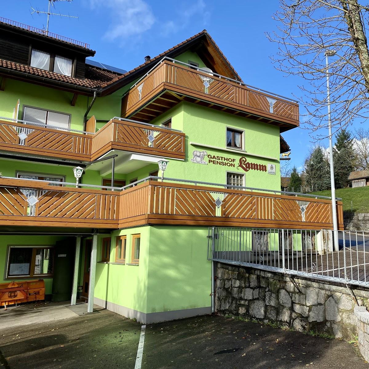 Restaurant "Gasthof Pension Lamm" in Görwihl