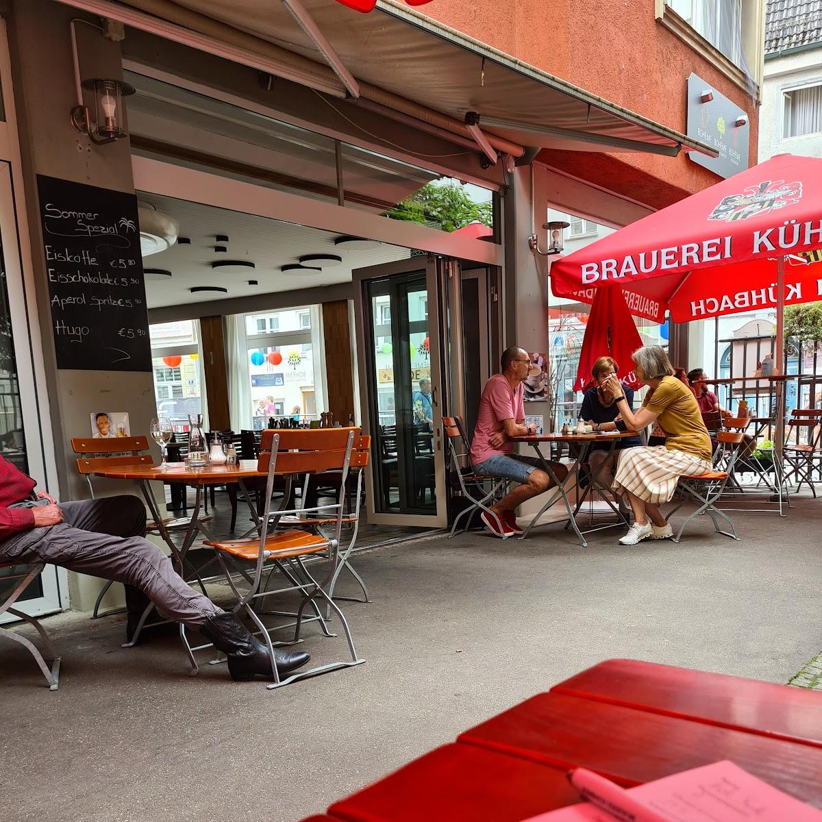 Boh me Restaurant Altstadt Garten Augsburg Speisekarte