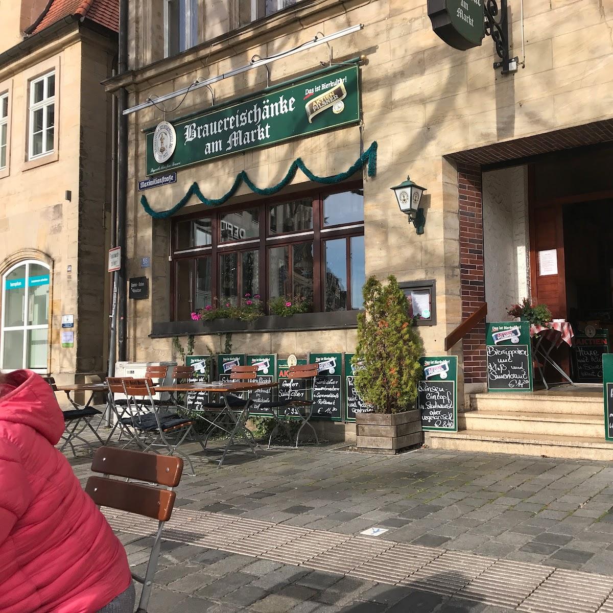 Restaurant "Gabriele Herpich Gaststätte Brauereischänke am Markt" in Bayreuth