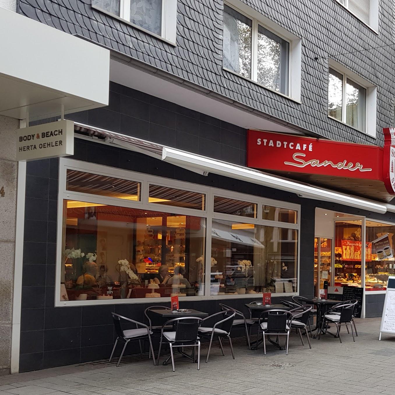 Restaurant "Stadtcafé Sander Konditorei und Café GmbH" in Mülheim an der Ruhr