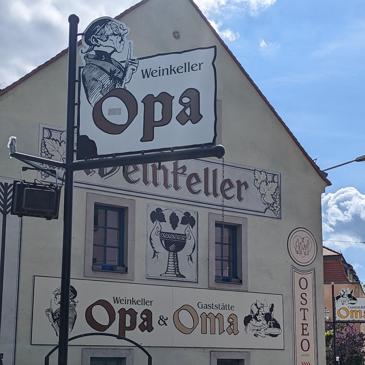 Restaurant "Weinkeller Opa" in Dresden