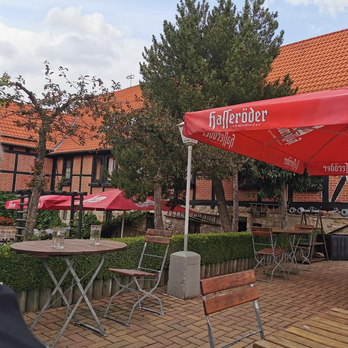 Restaurant "Landgasthof Bückemühle Fisch- & Wildspezialitätenrestaurant, Biergarten, Eiscafé" in Quedlinburg