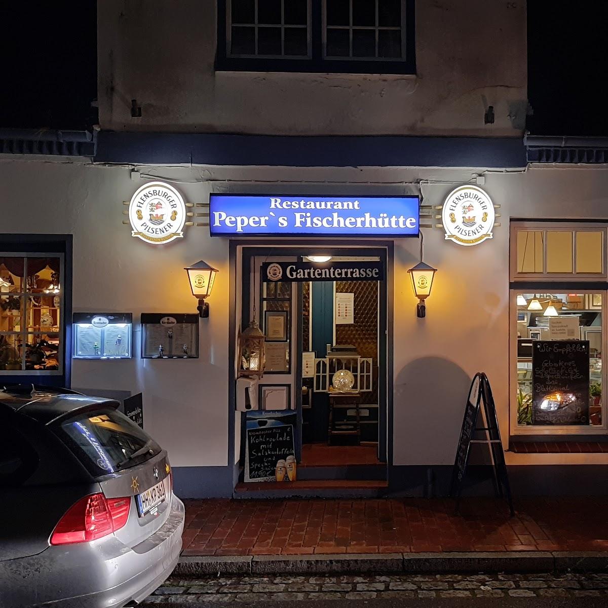 Restaurant "Restaurant Pepers Fischerhütte" in Tönning