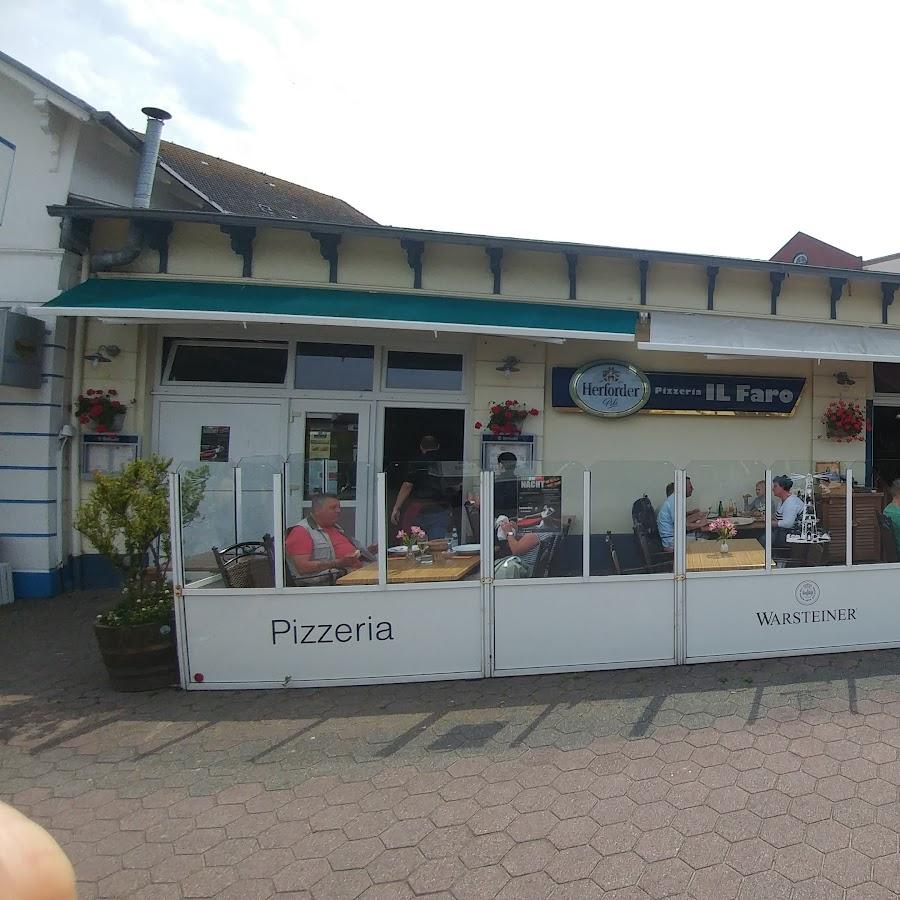 Restaurant "Pizzeria il Faro Am Leuchtturm" in Borkum