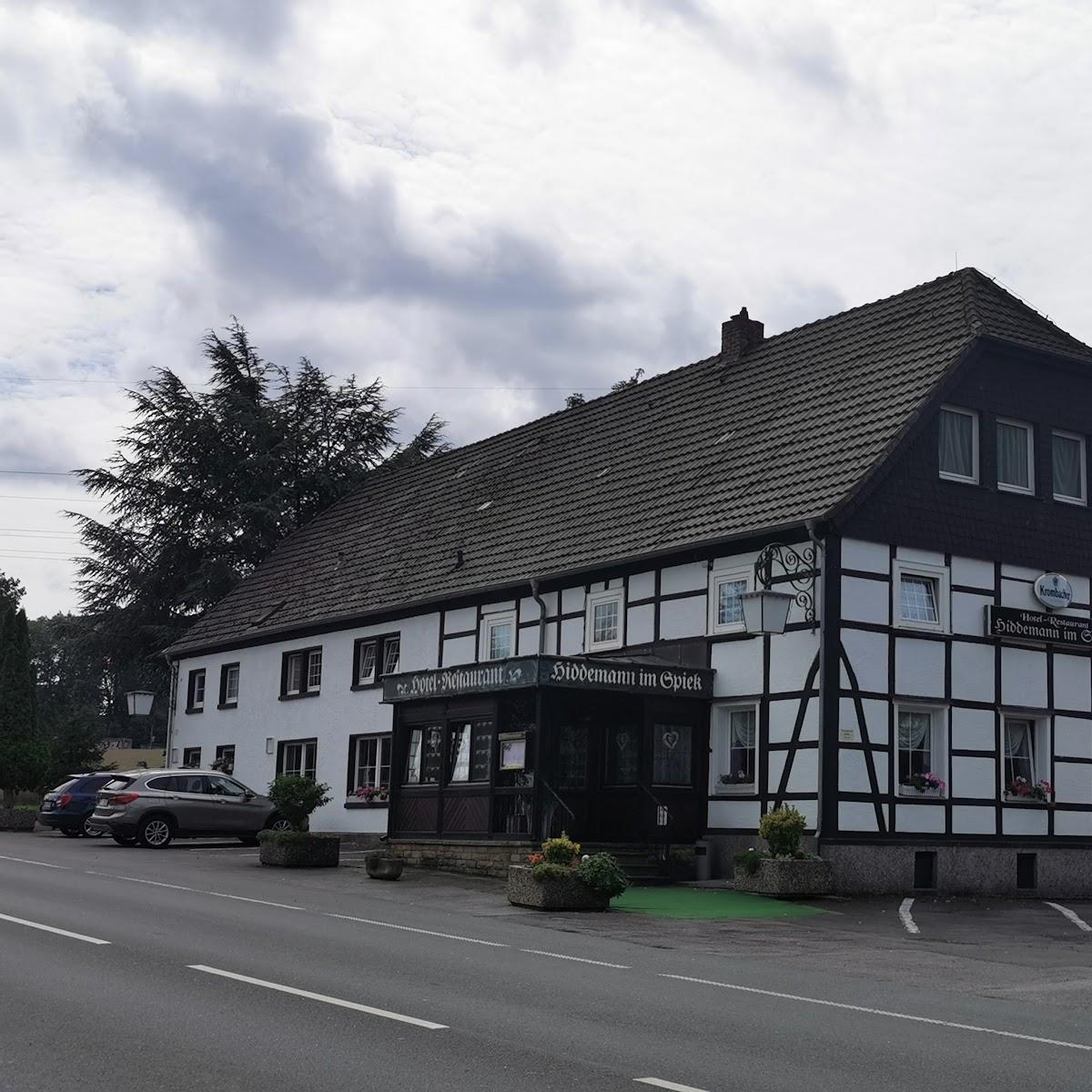 Restaurant "Hotel-Restaurant Hiddemann Im Spiek" in Schwerte