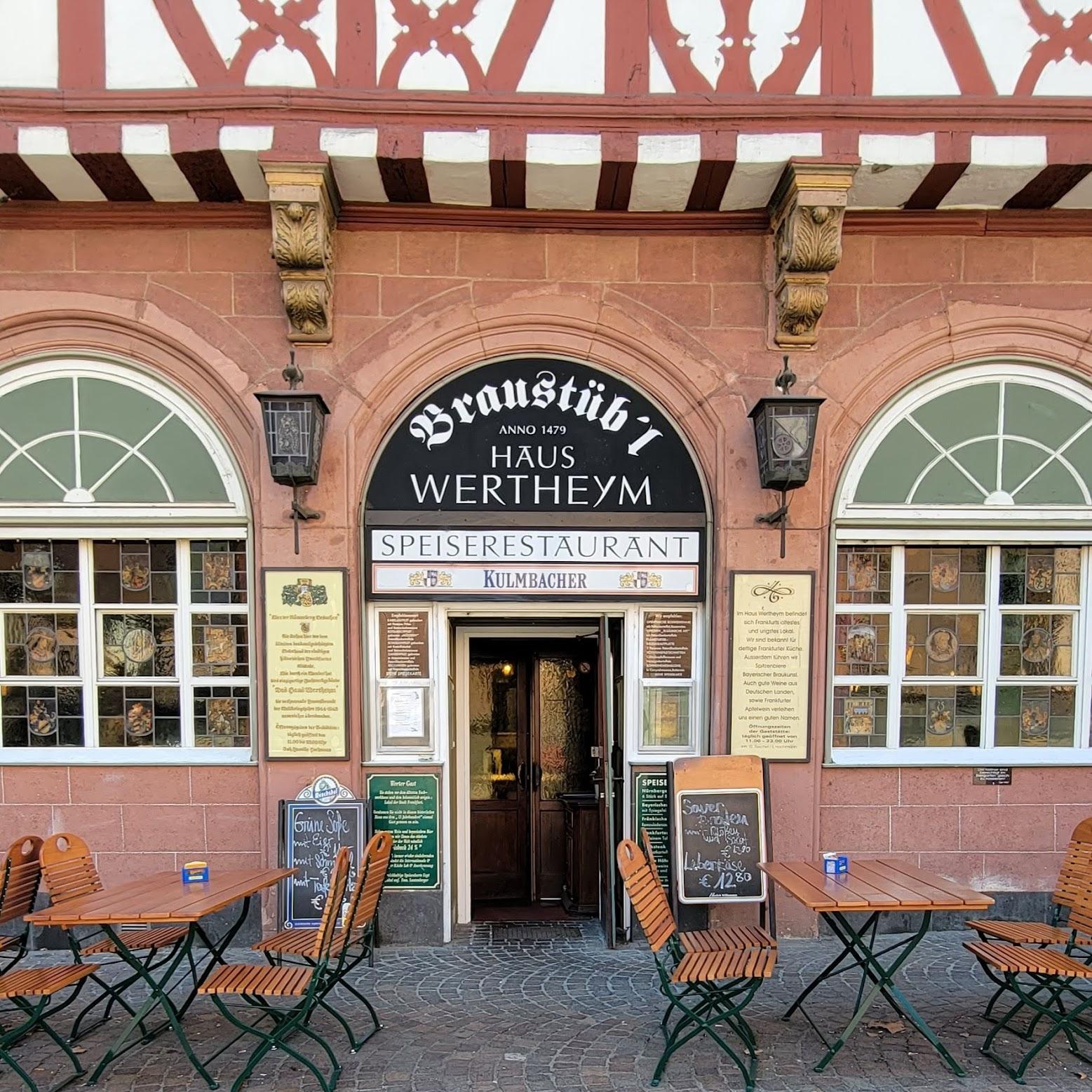 Restaurant "Haus Wertheym" in Frankfurt am Main