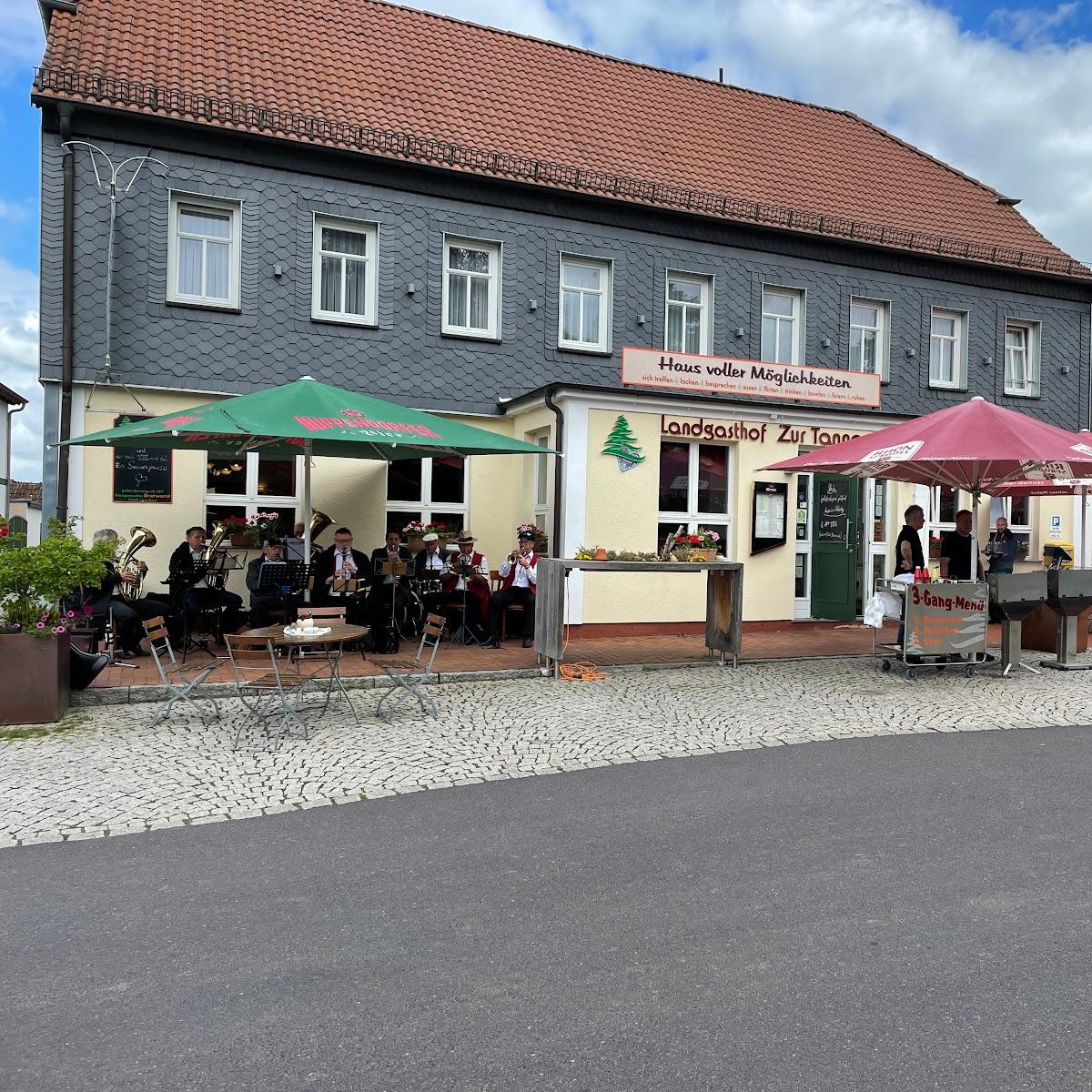 Restaurant "Landgasthof  Zur Tanne " in Waltershausen