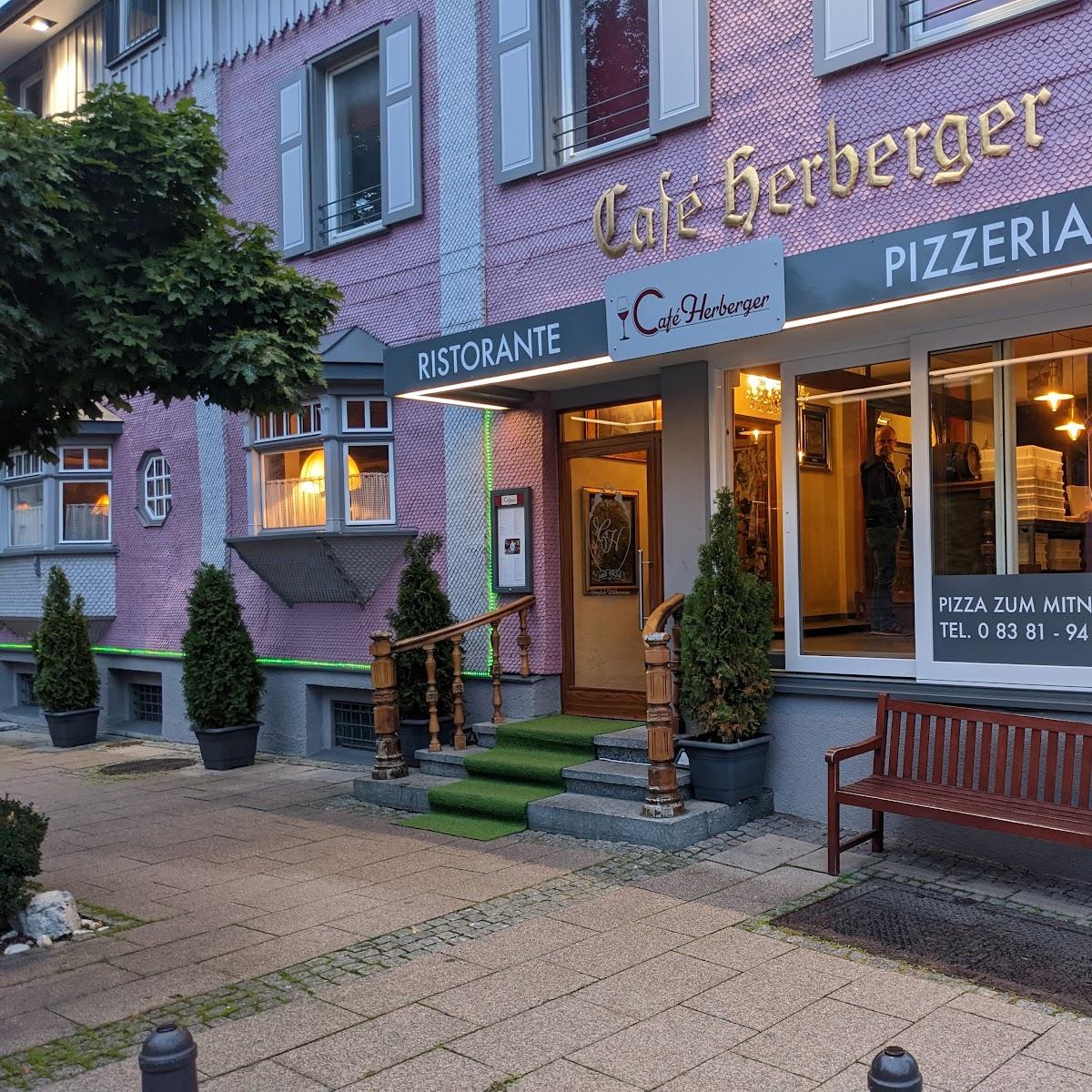 Restaurant "Café Herberger - Ristorante & Pizzeria" in Lindenberg im Allgäu