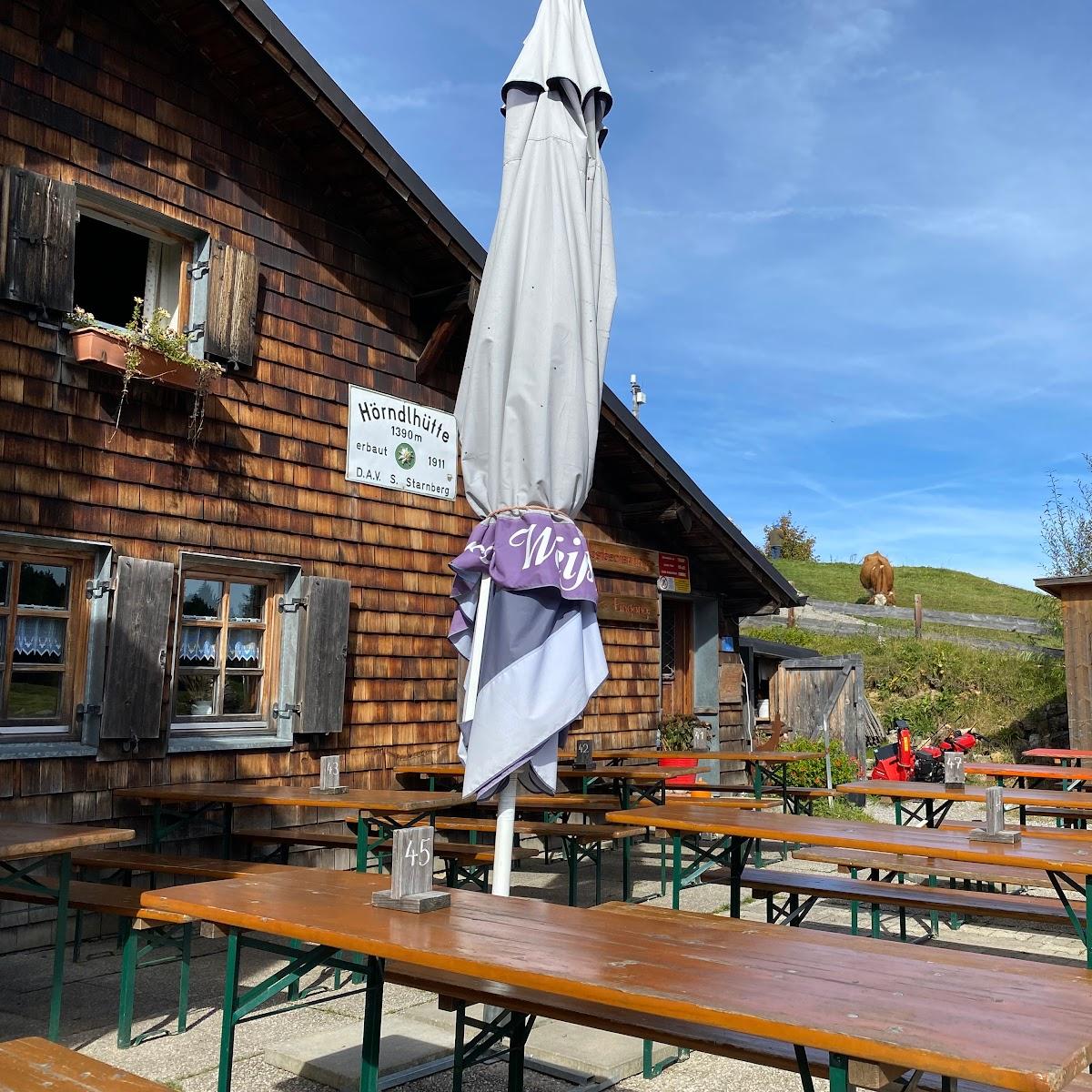 Restaurant "Hörnlehütte" in Bad Kohlgrub