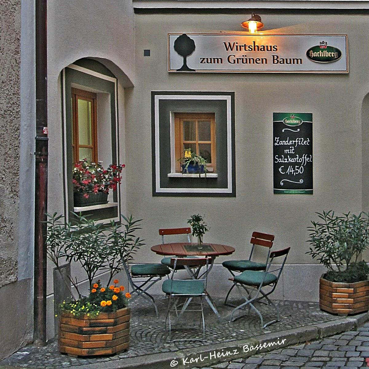 Restaurant "Wirtshaus zum grünen Baum" in Passau
