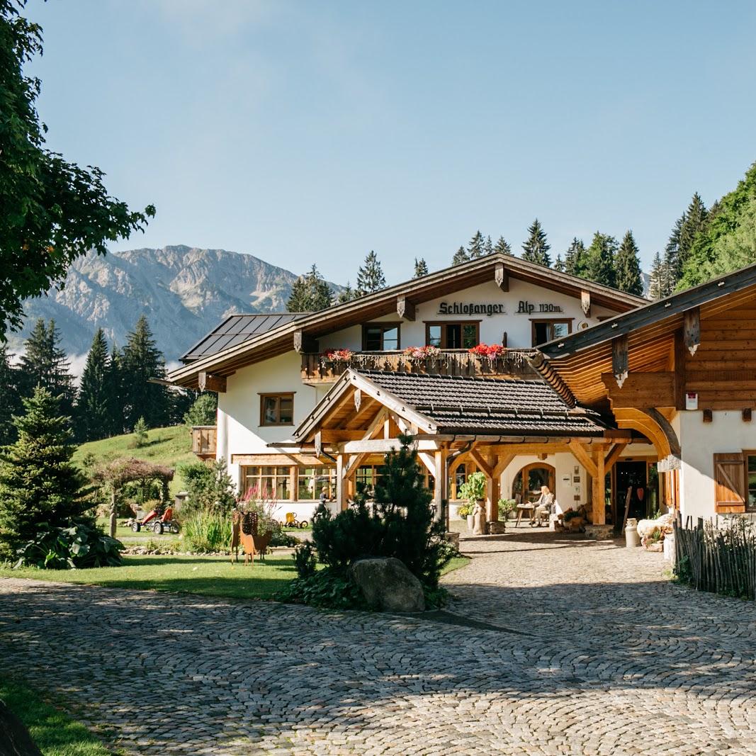 Restaurant "Berghotel Schlossanger Alp" in Pfronten