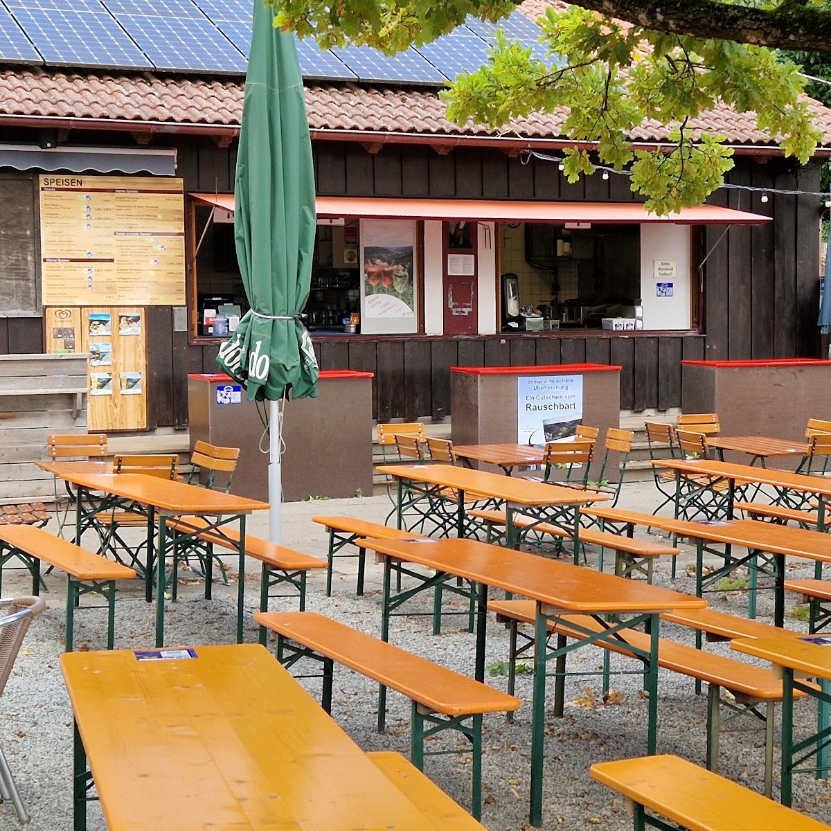 Restaurant "Biergarten - Aussichtsplatte Rauschbart" in Horb am Neckar