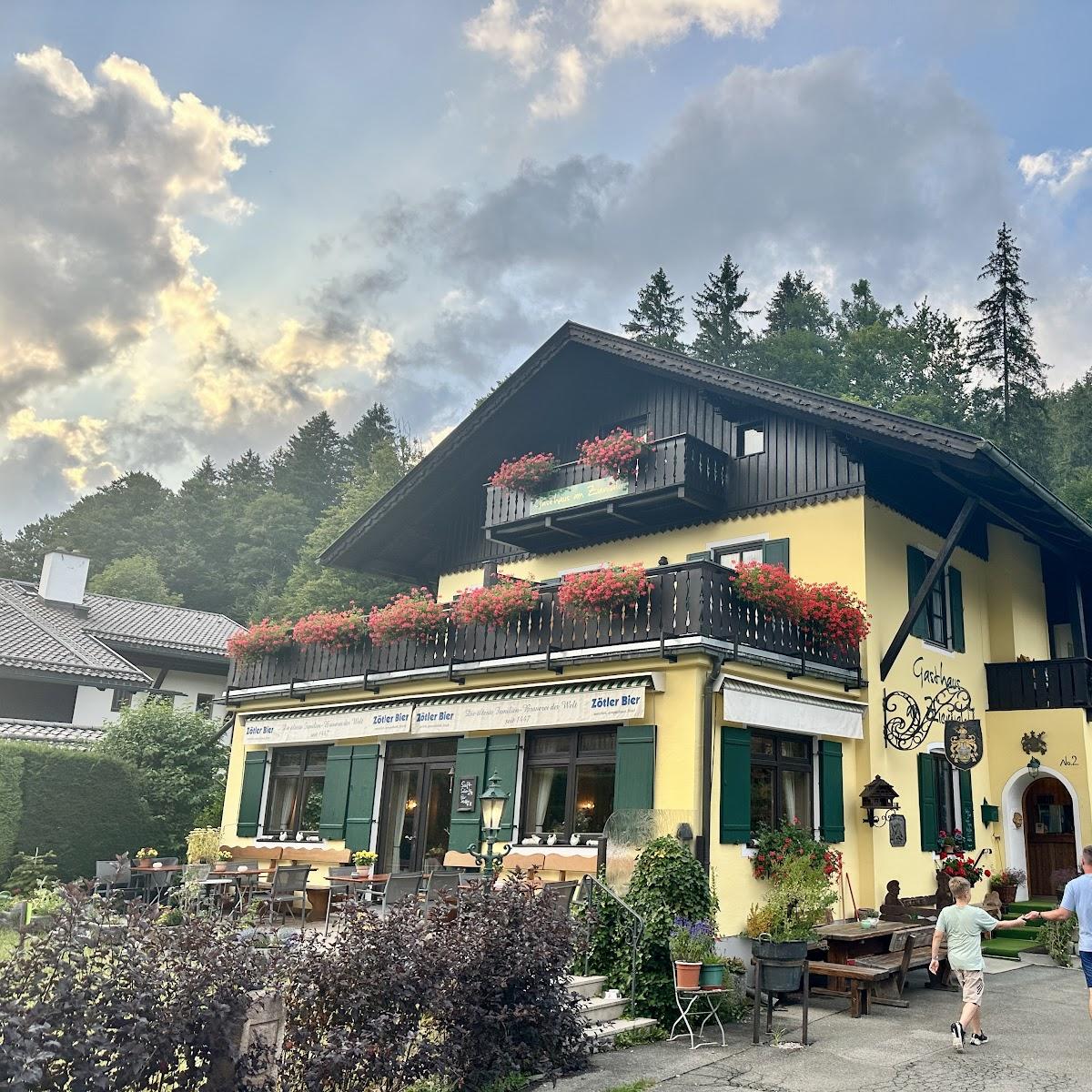 Restaurant "Gasthaus am Zierwald" in Grainau