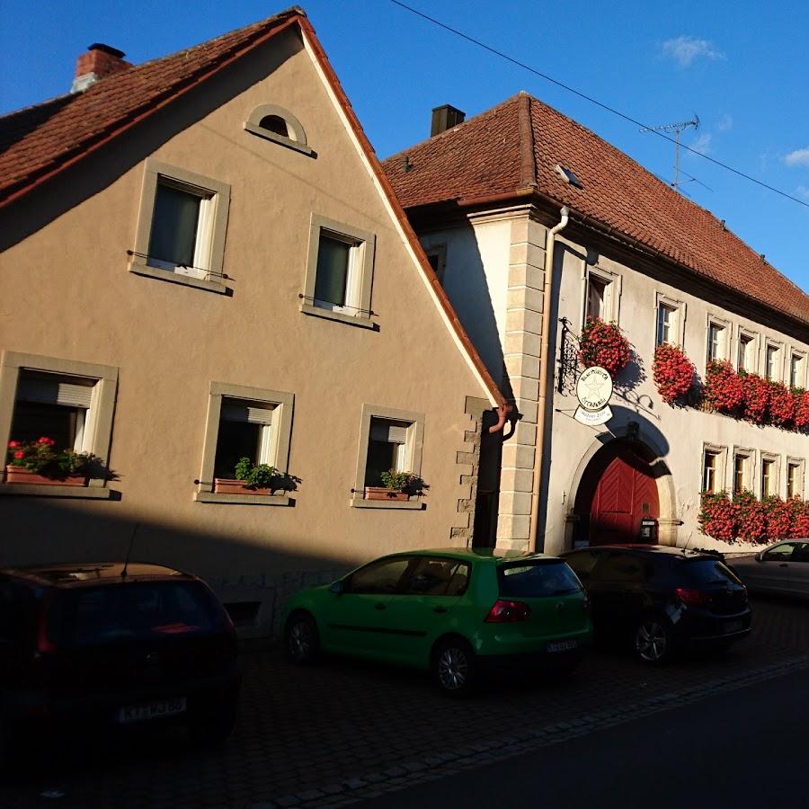 Restaurant "Pension Goldener Stern" in Albertshofen