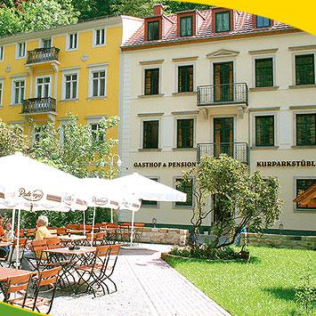 Restaurant "Pension & Gasthof Kurparkstübl" in Bad Schandau