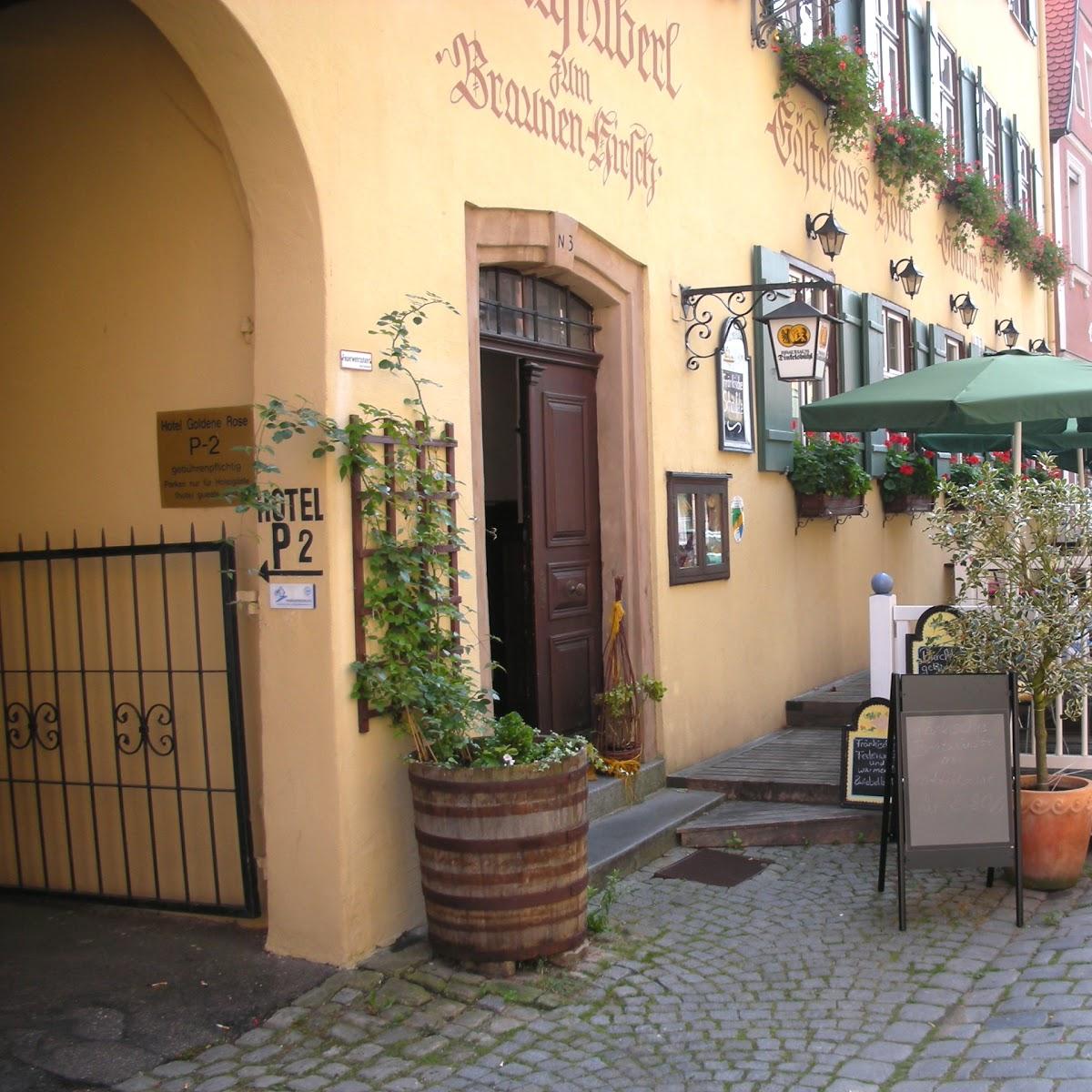 Restaurant "Bräustüberl zum Braunen Hirsch" in Dinkelsbühl