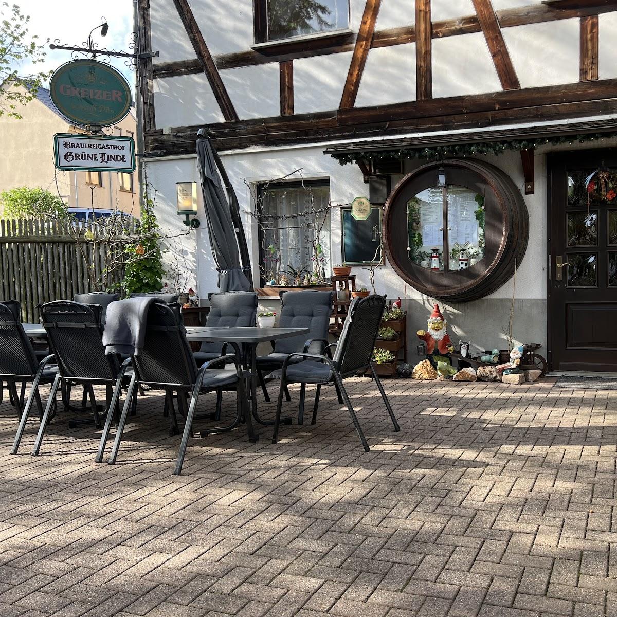 Restaurant "er Brauereigasthof Grüne Linde" in Greiz