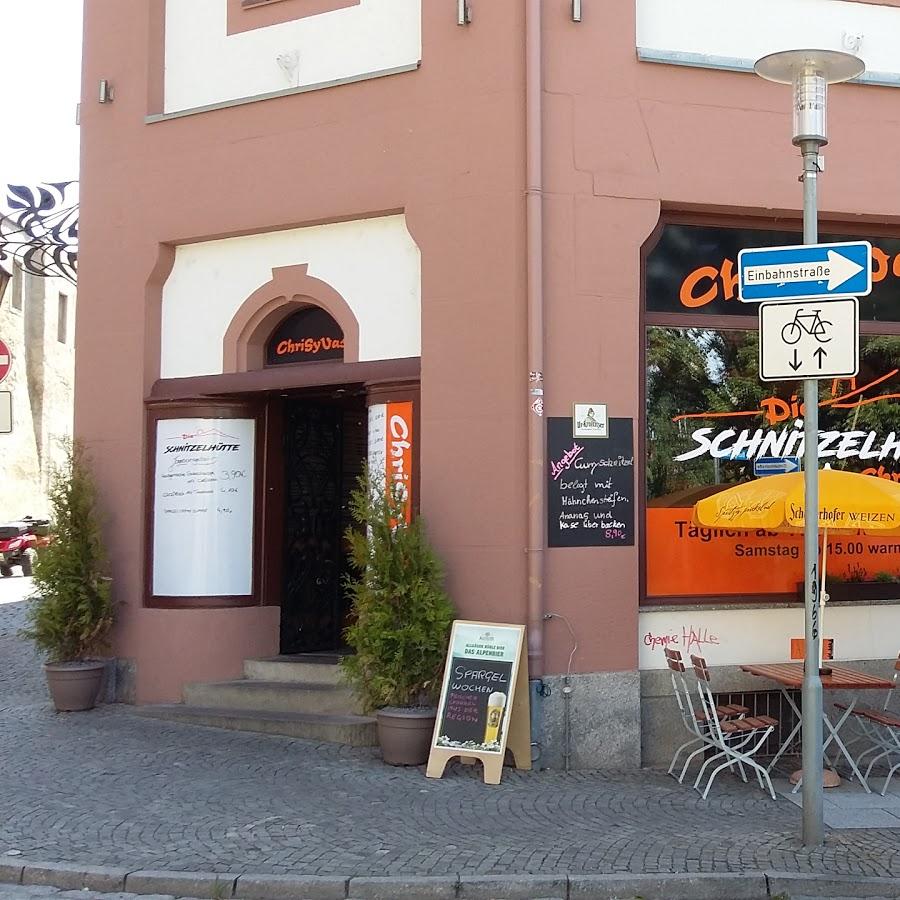 Restaurant "Die Schnitzelhütte im ChriSyVas" in Merseburg