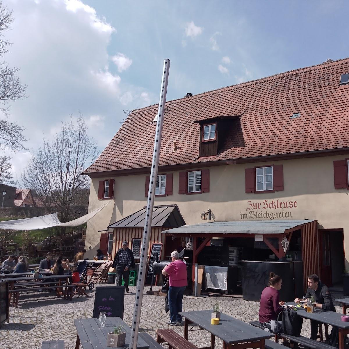 Restaurant "Restaurant Biergarten Zur Schleuse" in Dinkelsbühl