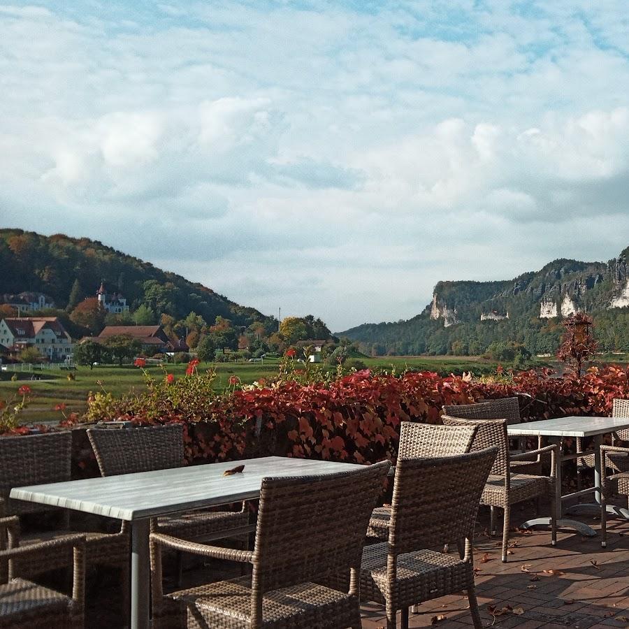 Restaurant "Basteiblick Haus Rosengarten" in Rathen