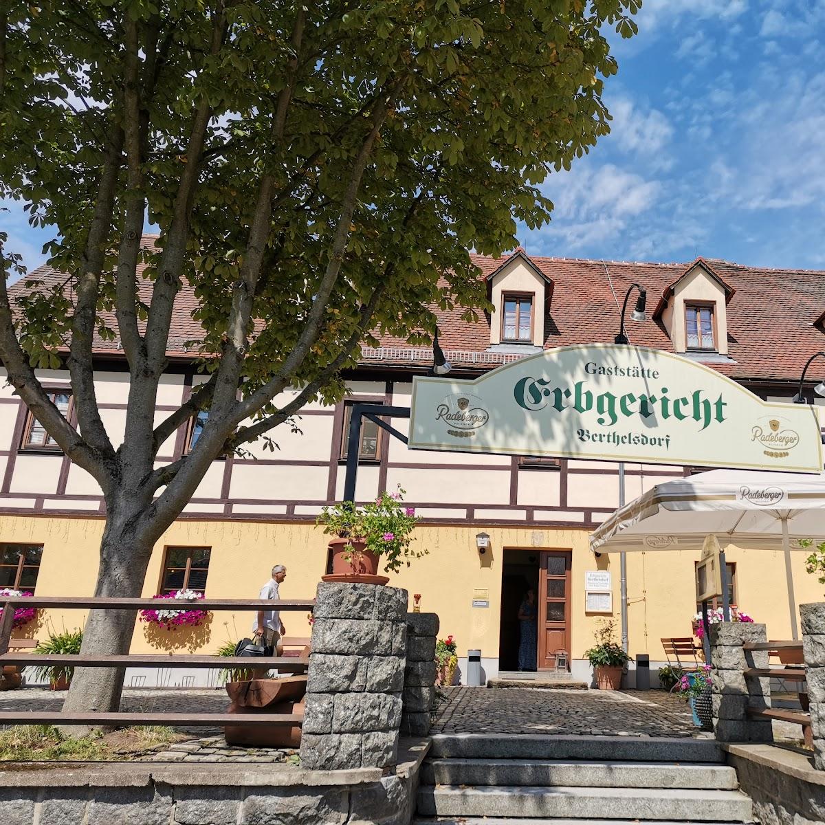 Restaurant "Erbgericht Berthelsdorf" in Neustadt OT Berthelsdorf