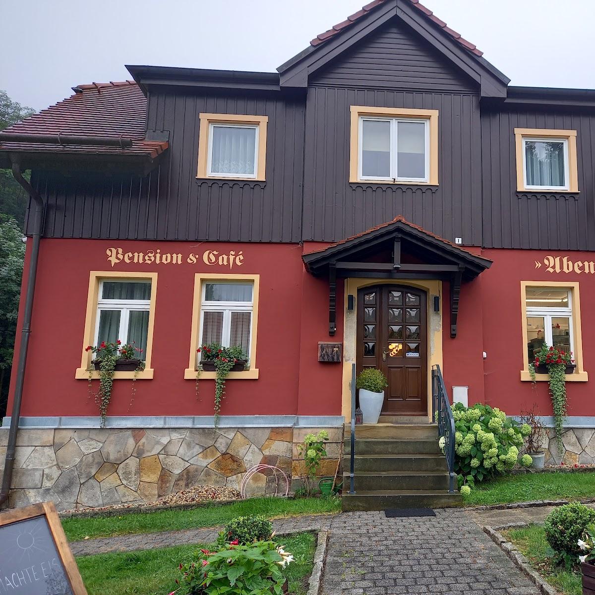 Restaurant "Pension &Café Abendröte" in Oybin