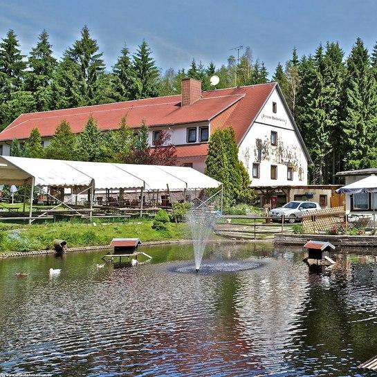 Restaurant "Pension Waldschänke" in Geyer