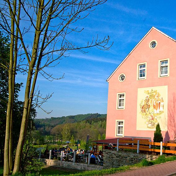 Restaurant "Gasthaus Zur Rosenaue im Erzgebirge" in Thermalbad Wiesenbad