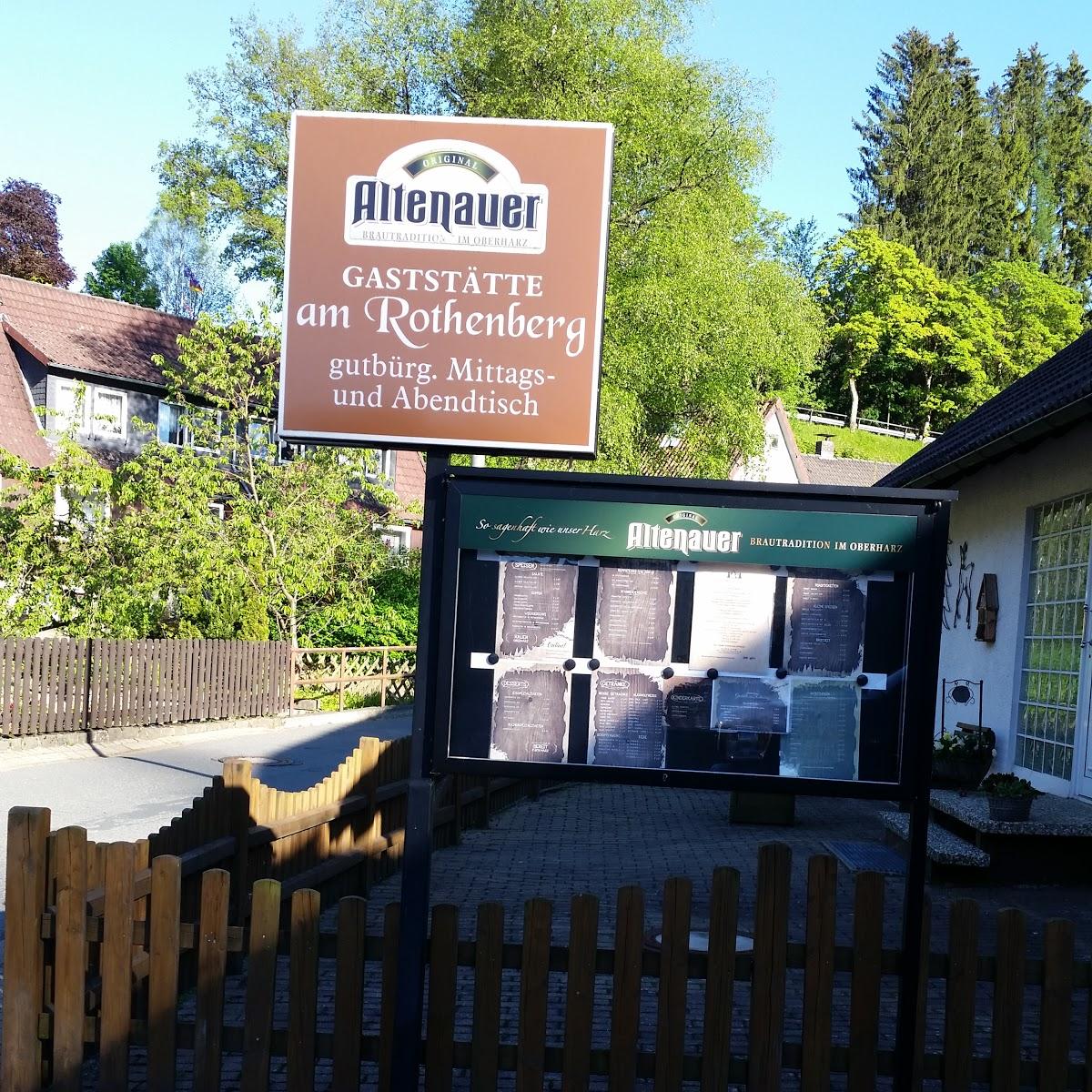 Restaurant "Gaststätte am Rothenberg" in Altenau