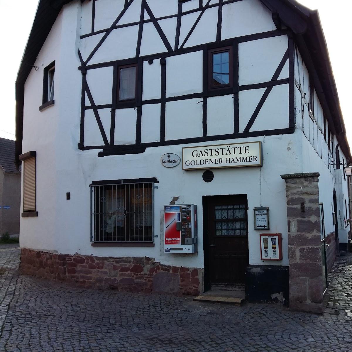 Restaurant "Zum Goldenen Hammer" in Mansfeld
