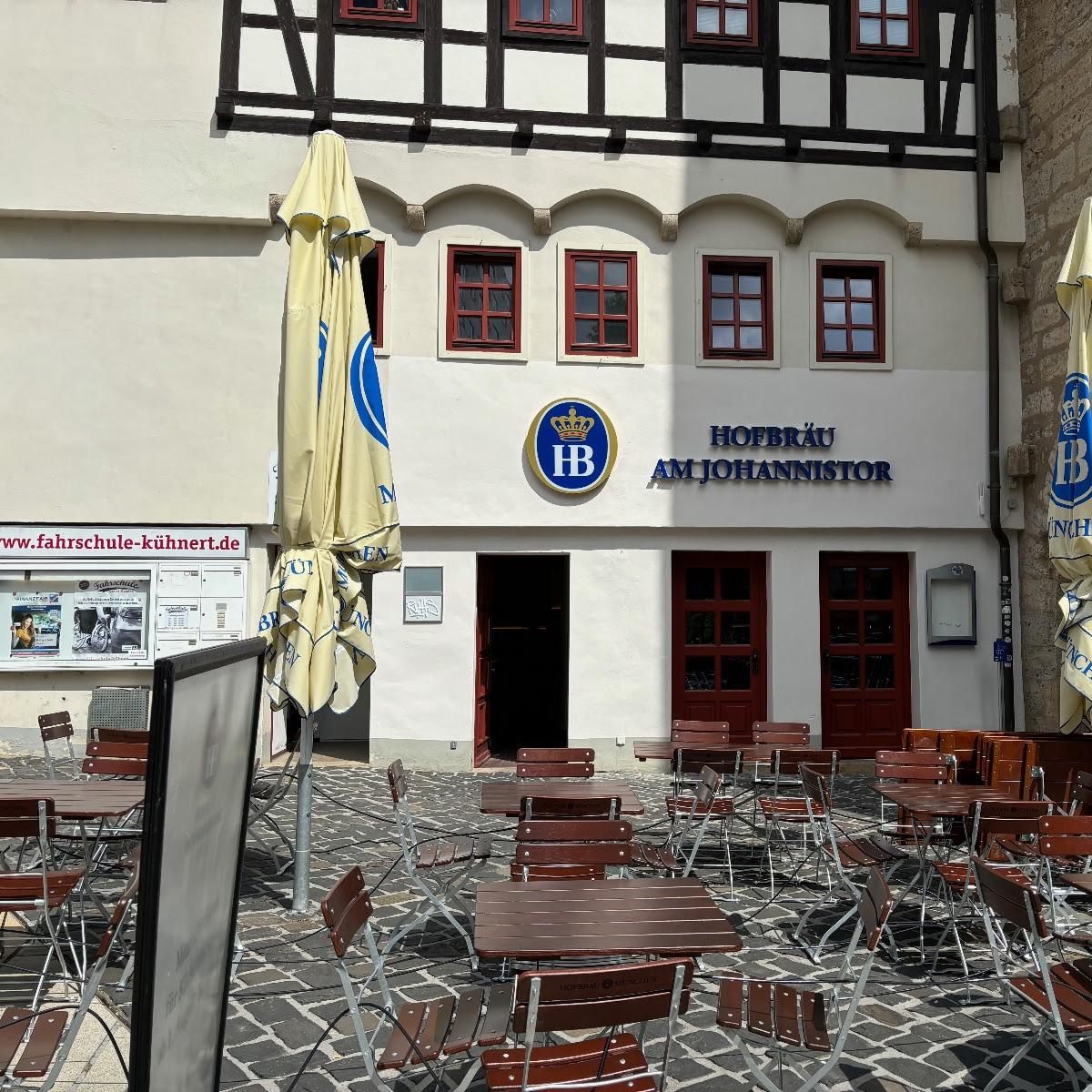 Restaurant "Hofbräu am Johannistor" in Jena